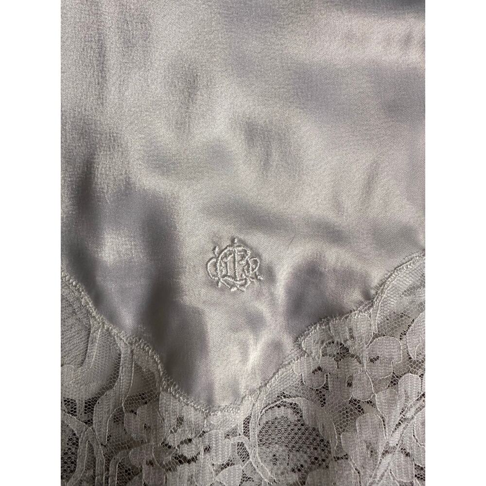 Beautiful Vtg Christian Dior Laced Hem Half Slip CD Embroidered UNWORN w/TAG! - Picture 4 of 7